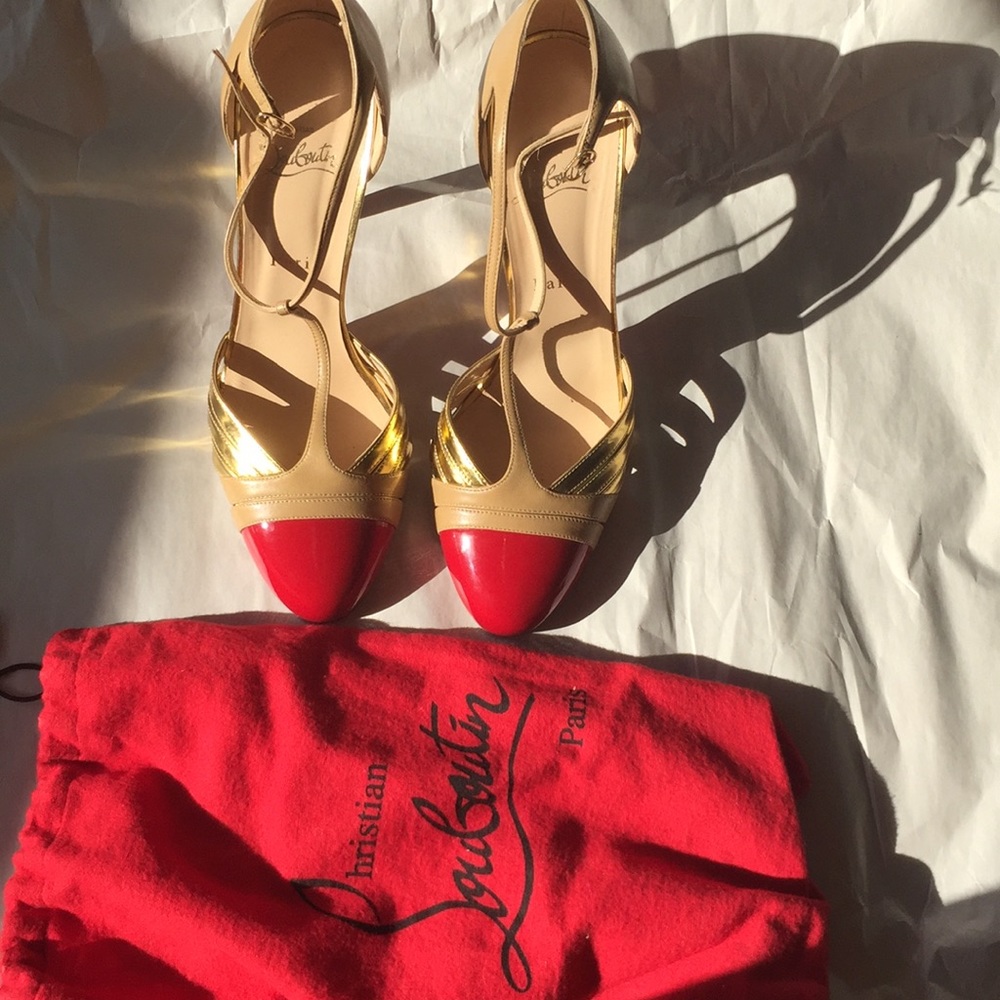 NEW Christian Louboutin Gino Mary Janes - Picture 3 of 3